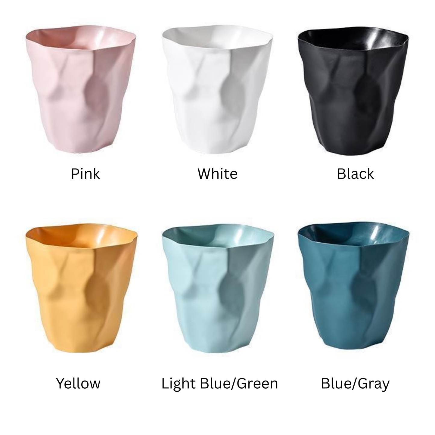 Crumpled Paper Bin
