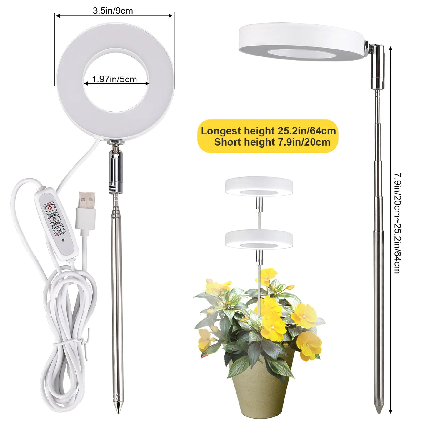 Sunshine Booster LED Grow Lamp