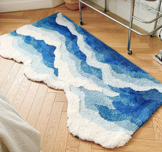Ocean Wave Floor Mat