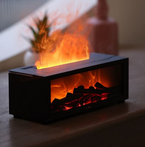Fireplace Ultrasonic Aroma Diffuser & Humidifier
