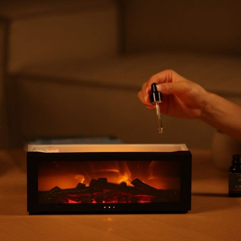 Fireplace Ultrasonic Aroma Diffuser & Humidifier