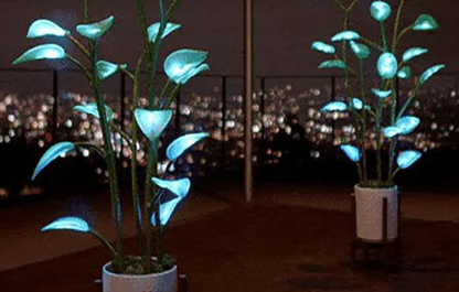 Glowing LED Plant Night Light