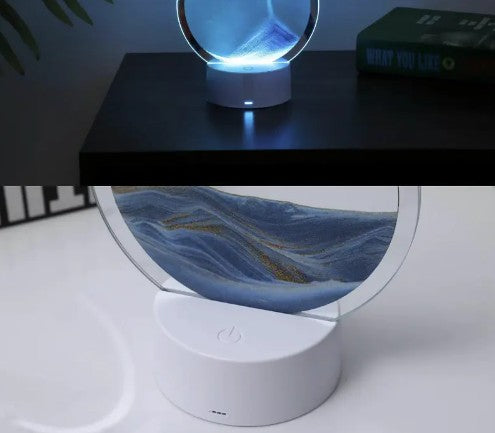 3D Moving Sand Art Decor - USB Lamp