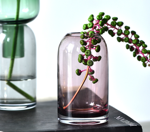 Petite Hand-Blown Glass Vase Decor