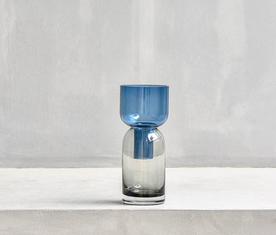 Petite Hand-Blown Glass Vase Decor