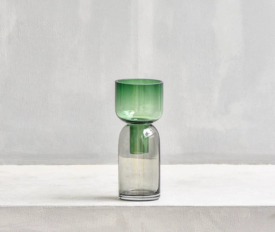 Petite Hand-Blown Glass Vase Decor